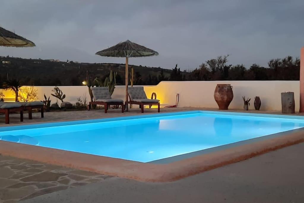 Villa Louloudia Stylish Luxury Villa With Private Pool ピツイディア エクステリア 写真
